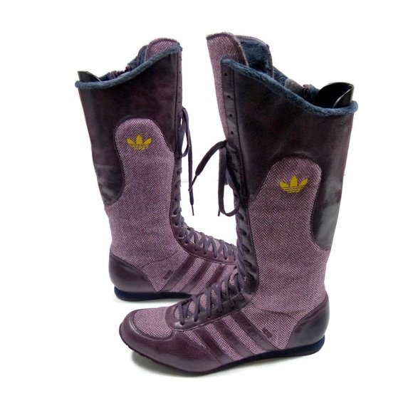 knee high adidas shoes